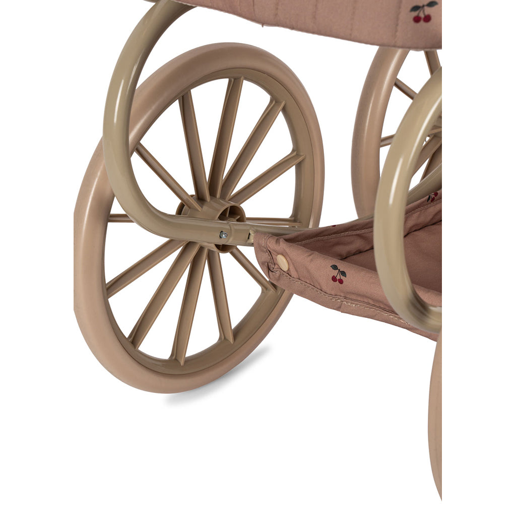Konges Sløjd Minnie Dockvagn med väska - Cherry blush