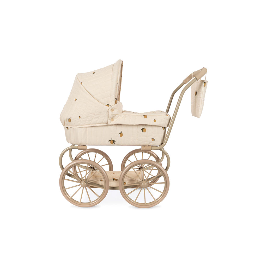 Konges Sløjd Minnie Dockvagn med väska - Lemon