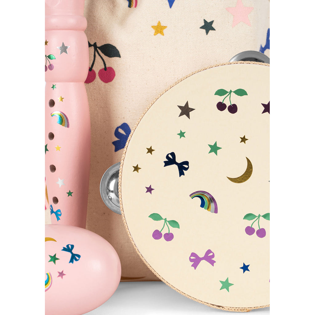 Konges Sløjd Litet set med musikinstrument, Rainbow twinkle