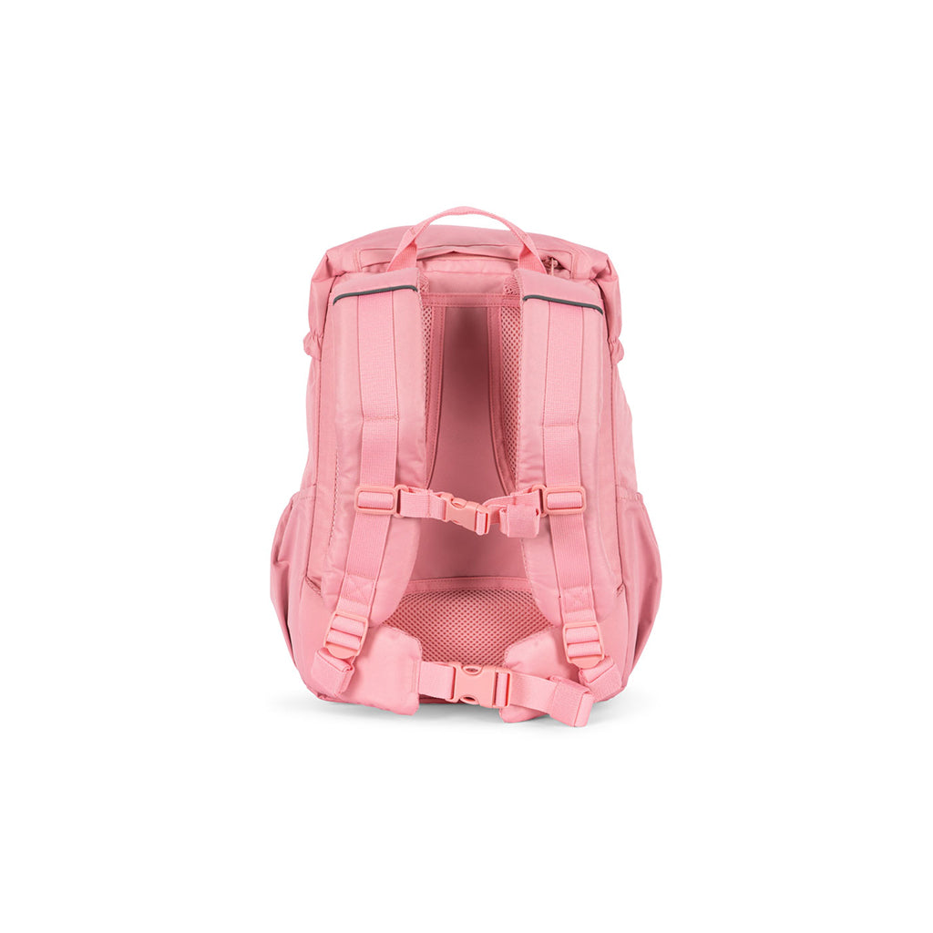 Konges Sløjd Clover skolryggsäck med tillhörande gymnastikpåse och regnskydd, Peony