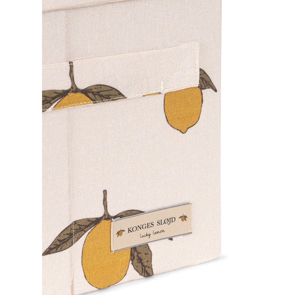 Konges Sløjd, tygförvaringslåda, liten - lemon