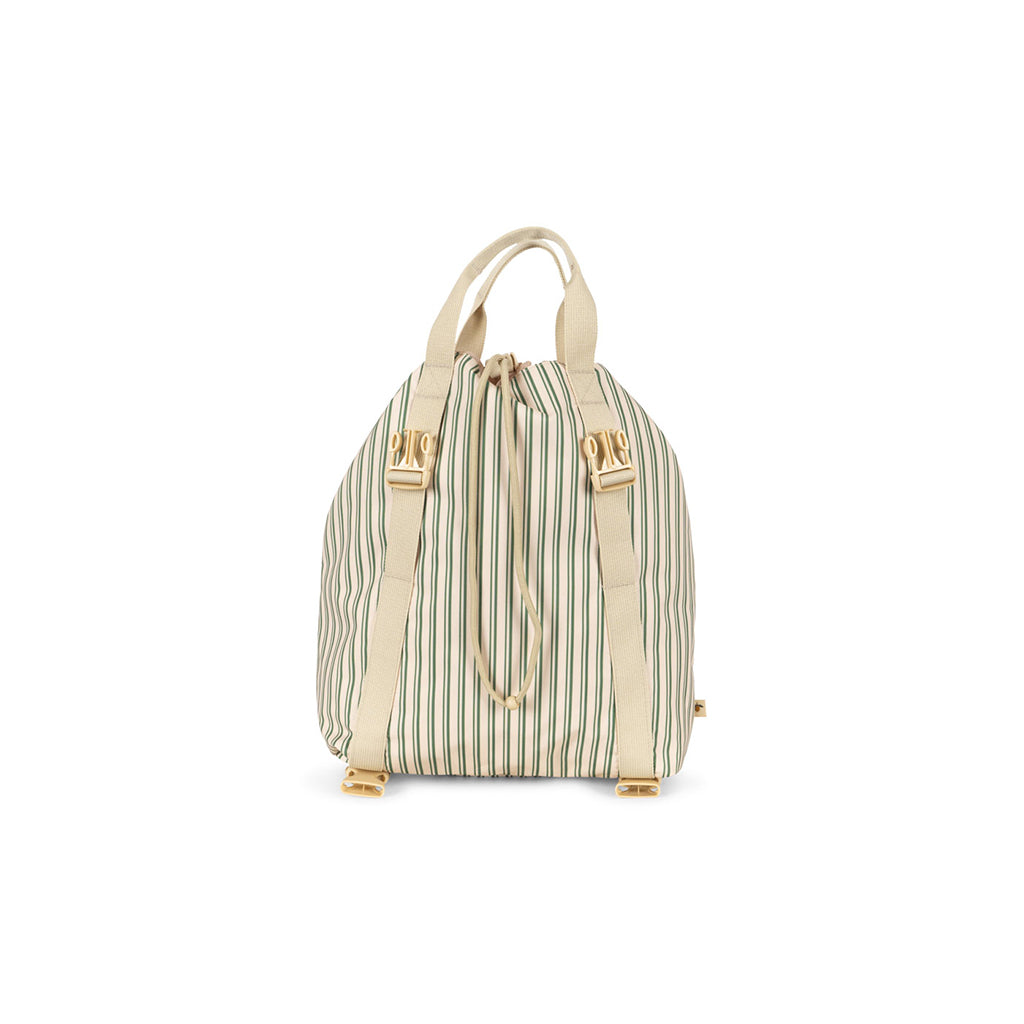 Konges Sløjd Clover skoletaske med gymnastikpåse och regnslag - Duo Verde