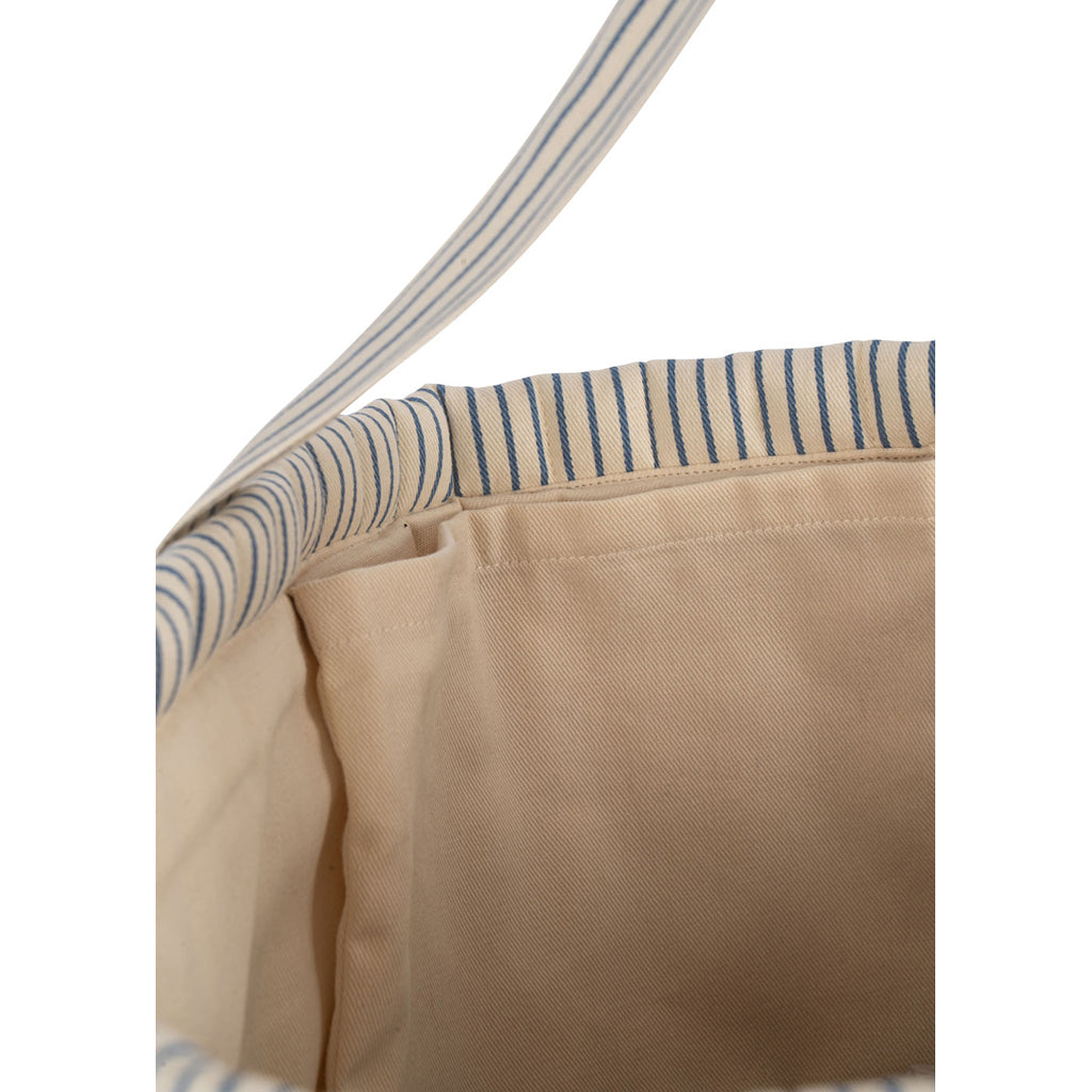 Konges Sløjd Quiltad Molly skötväska - Stripe blue