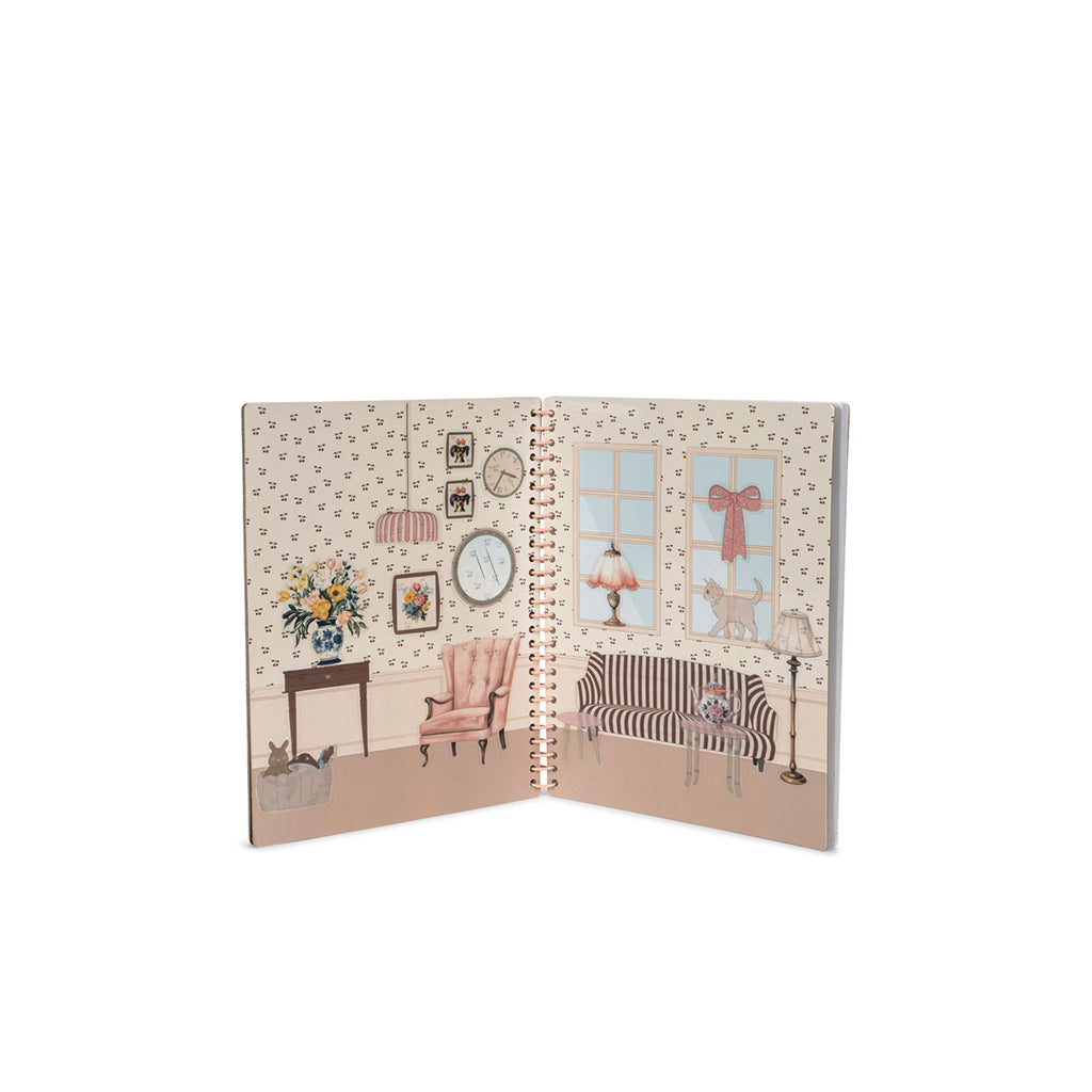 Konges Sløjd Klistermärkesbok, My sticker book - Multi