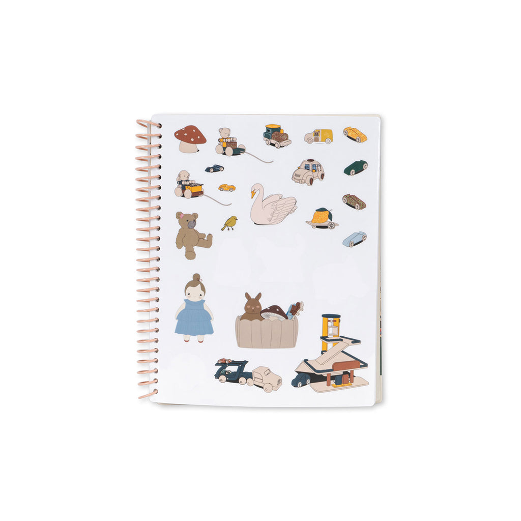 Konges Sløjd Klistermärkesbok, My sticker book - Multi