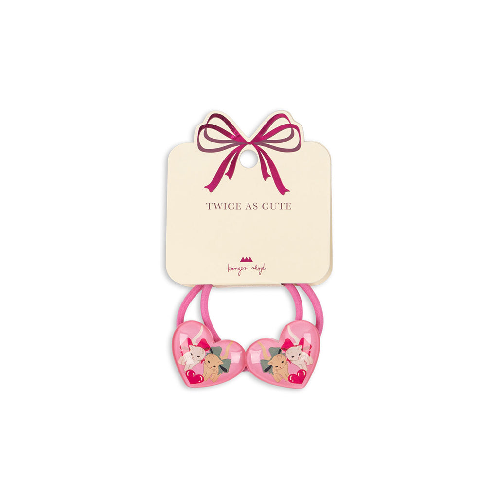 Konges Sløjd Vilma hårsnoddar 2-pack, Bow Kitty