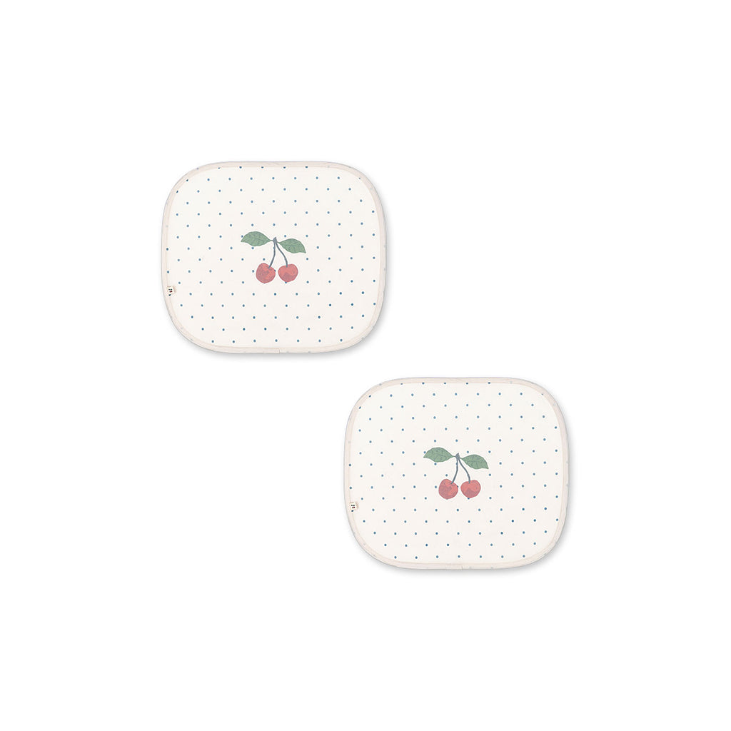 Konges Sløjd, Bilsolskydd, solskärm för bilrutor, 2-pack - Navy dots