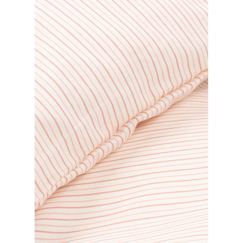 Konges Sløjd babybäddset, ekologisk GOTS - Stripe Petite Rose