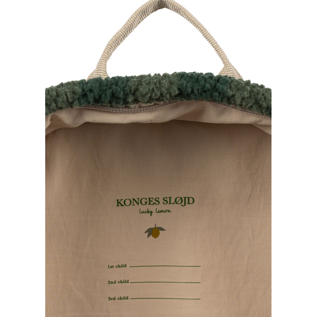 Konges Sløjd Jody Teddy ryggsäck, Green Check