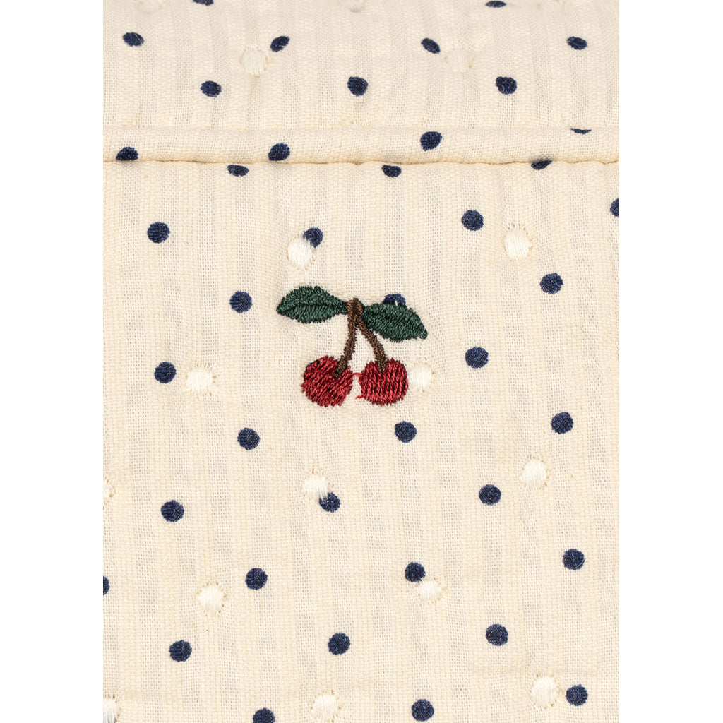 Konges Sløjd quiltad necessär, big, Seersucker - Estate Dot