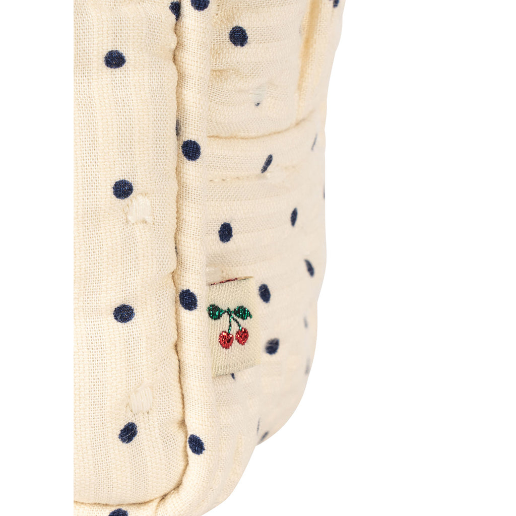 Konges Sløjd quiltad toalettväska, small, Seersucker - Estate Dot