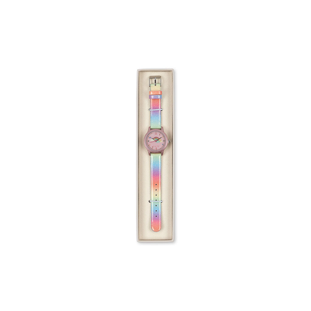 Konges Sløjd armbandsur för barn, Rainbow glitter