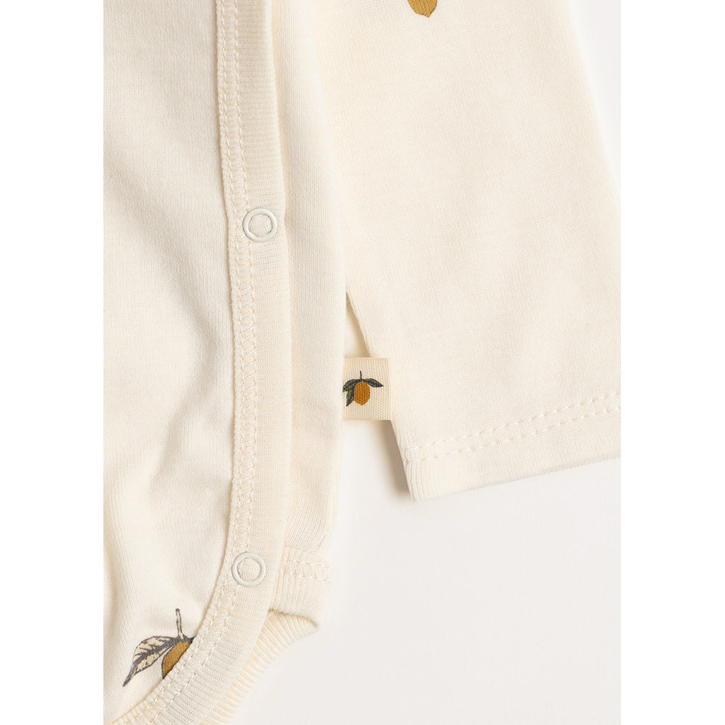 Konges Sløjd body, Newborn, Lemon – Storlek 0–6 mån.