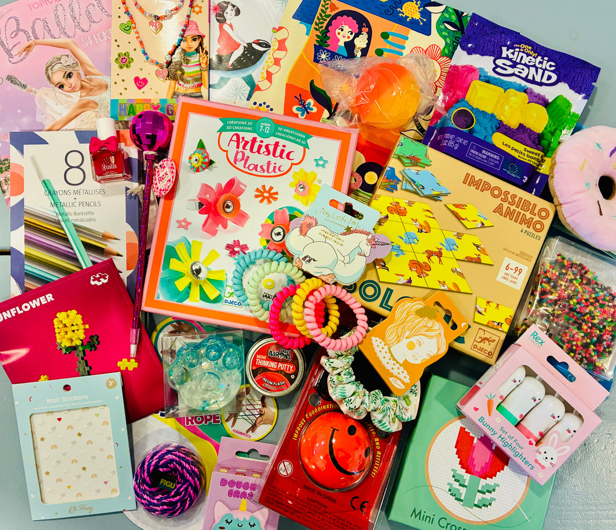Färdig paketkalender, Flicka 7–9 år – FÖRBESTÄLL – skickas vecka 39