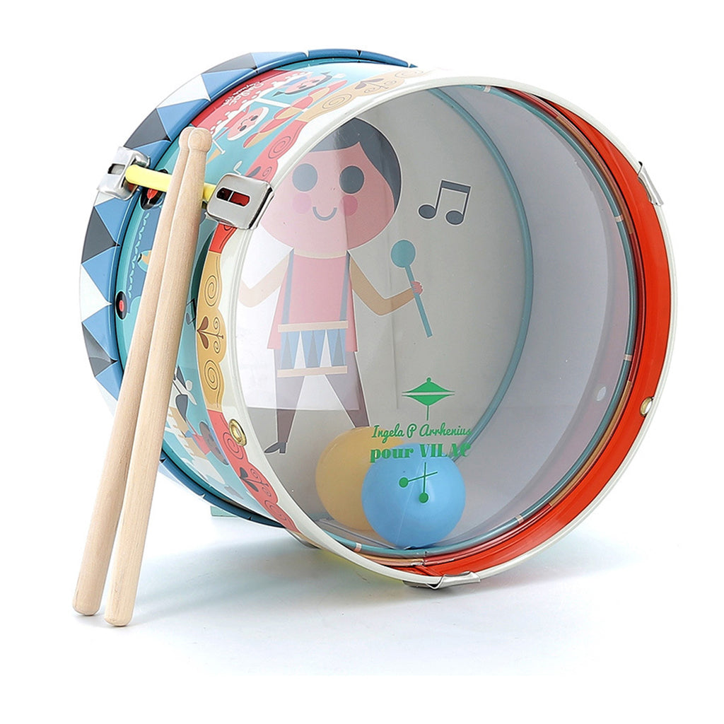 Vilac trumma i metall, Ingela Arrhenius