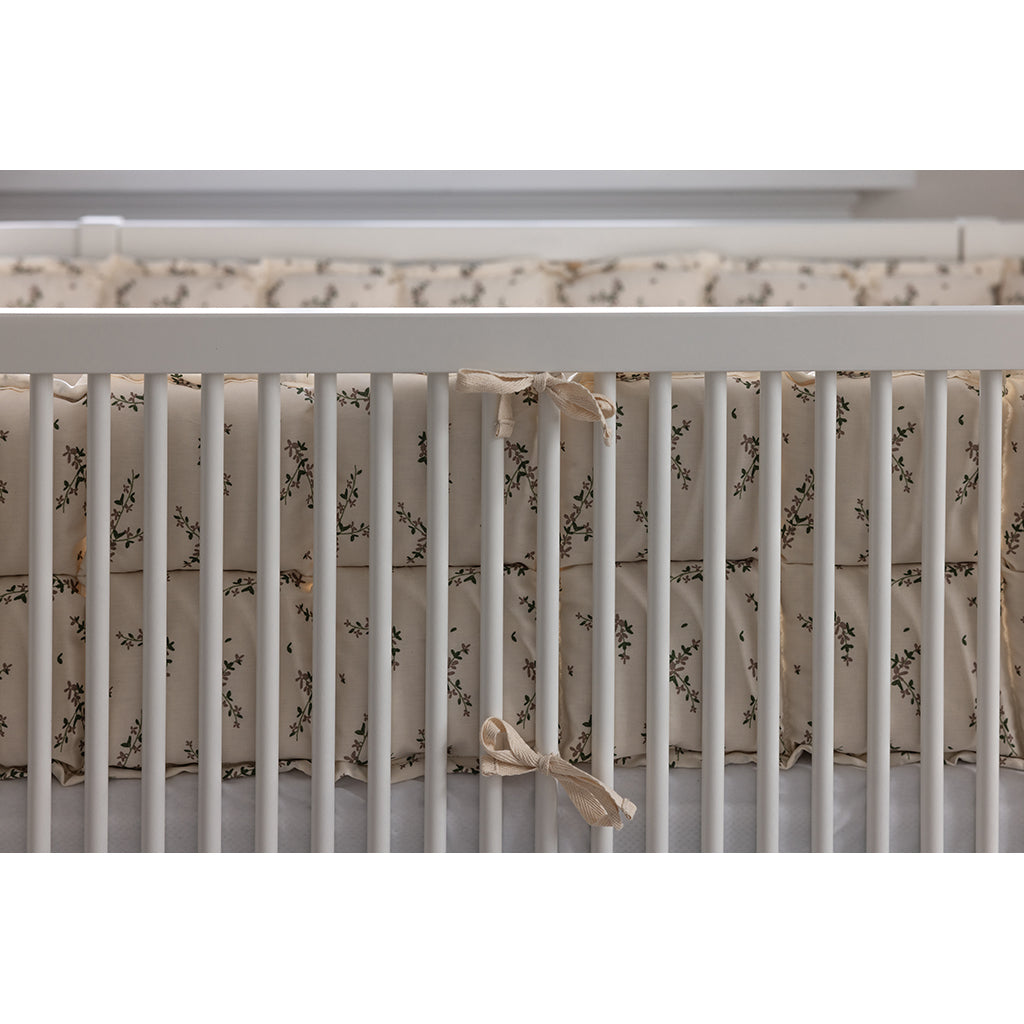 Sebra sängkantsskydd, kapok – Powder blossom