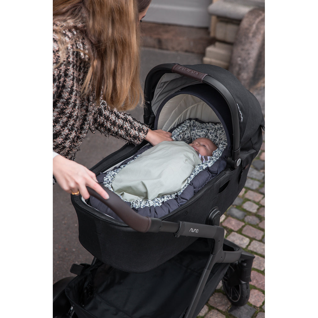Sebra Kaleche till 3-i-1 Babynest, Blue olive
