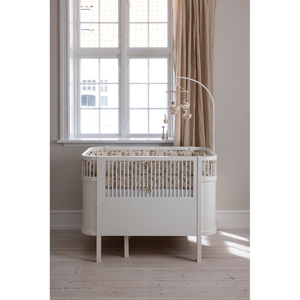 Sebra sängkantsskydd, kapok – Powder blossom