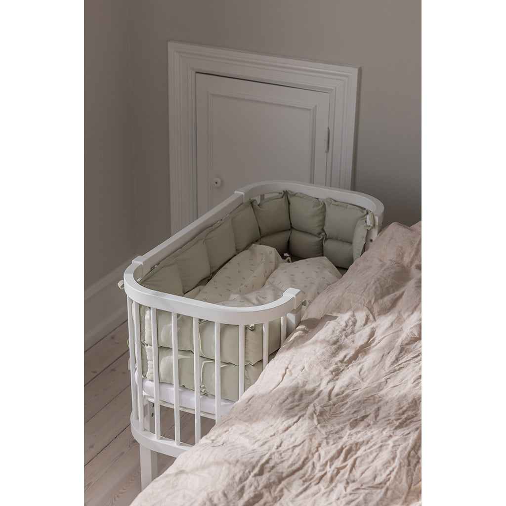 Sebra babysäng, Bedside Crib - Classic white