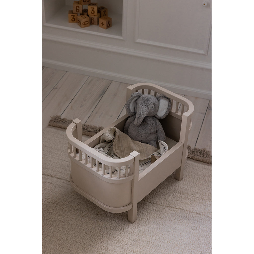 Sebra docksäng + madrass, Birchbark Rose