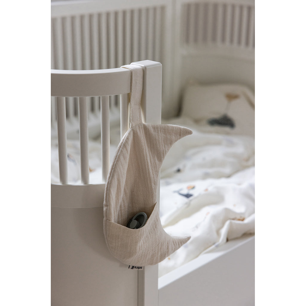 Sebra sängficka, tyg - måne