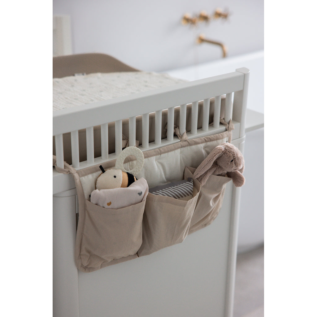 Sebra organizer med 3 fickor, OCS - Morning beige