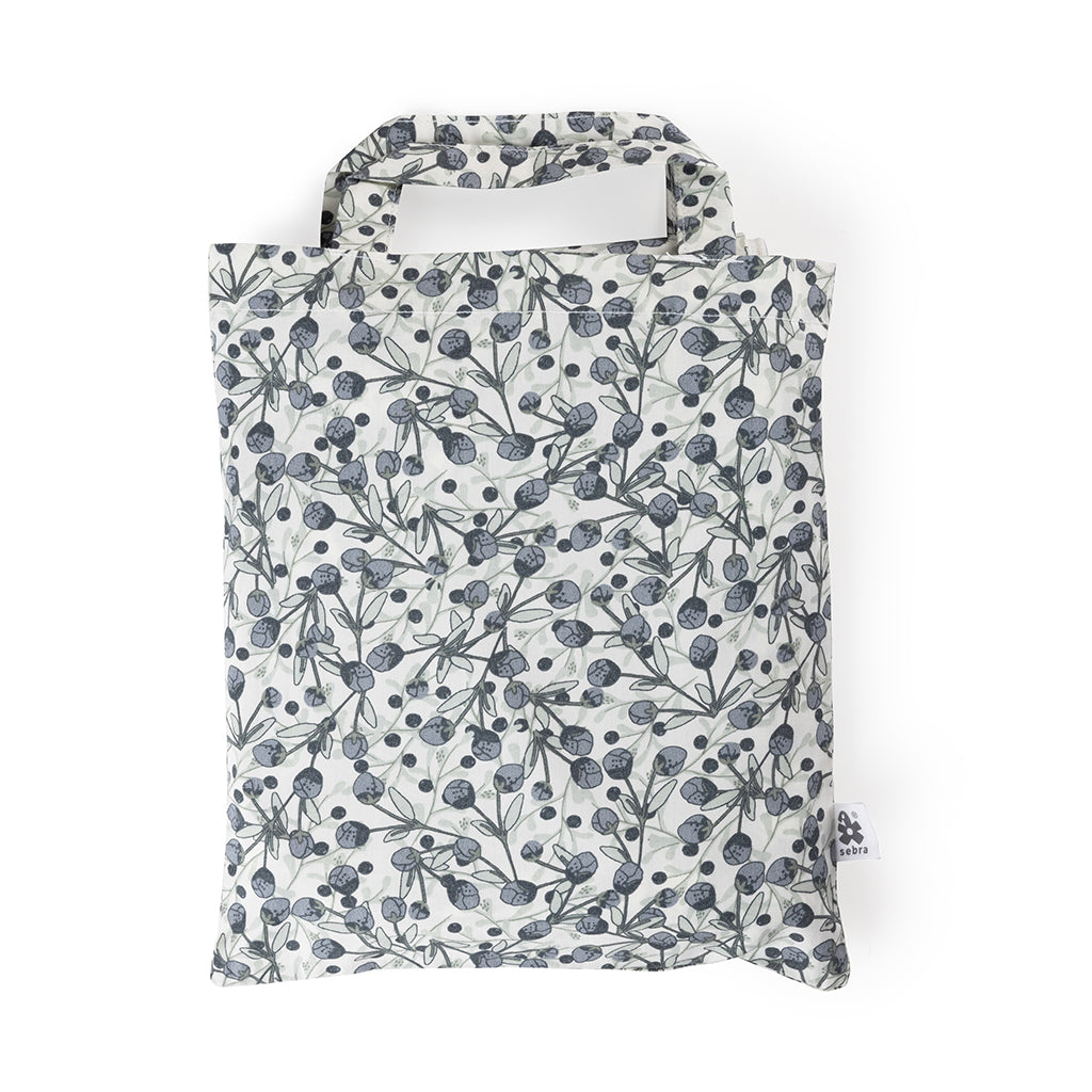 Sebra babybäddset, ekologisk - Blue Olive