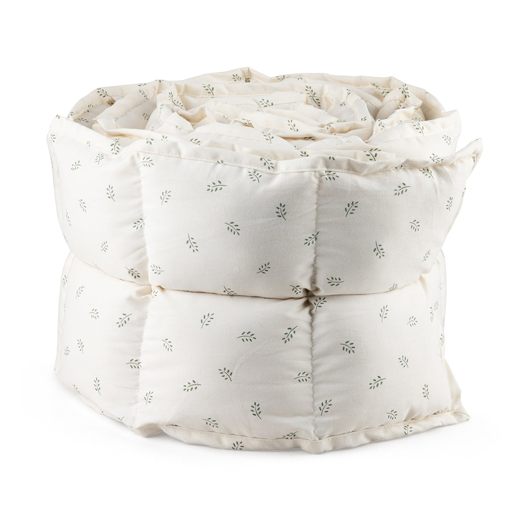 Sebra sängkant, kapok, Sophora Leaves - Beige