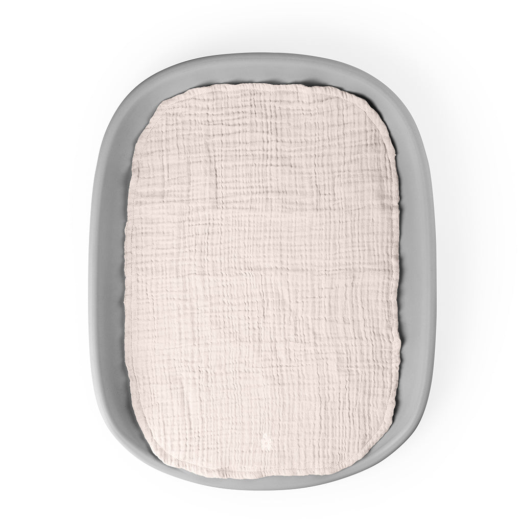 Sebra Skötunderlägg 6-lager, 2 st. - Muslin rose