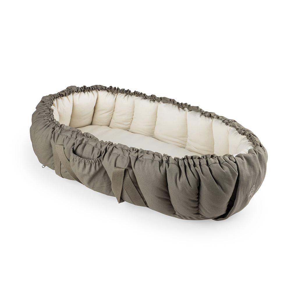 Sebra 3-i-1 Babynest - Dark olive