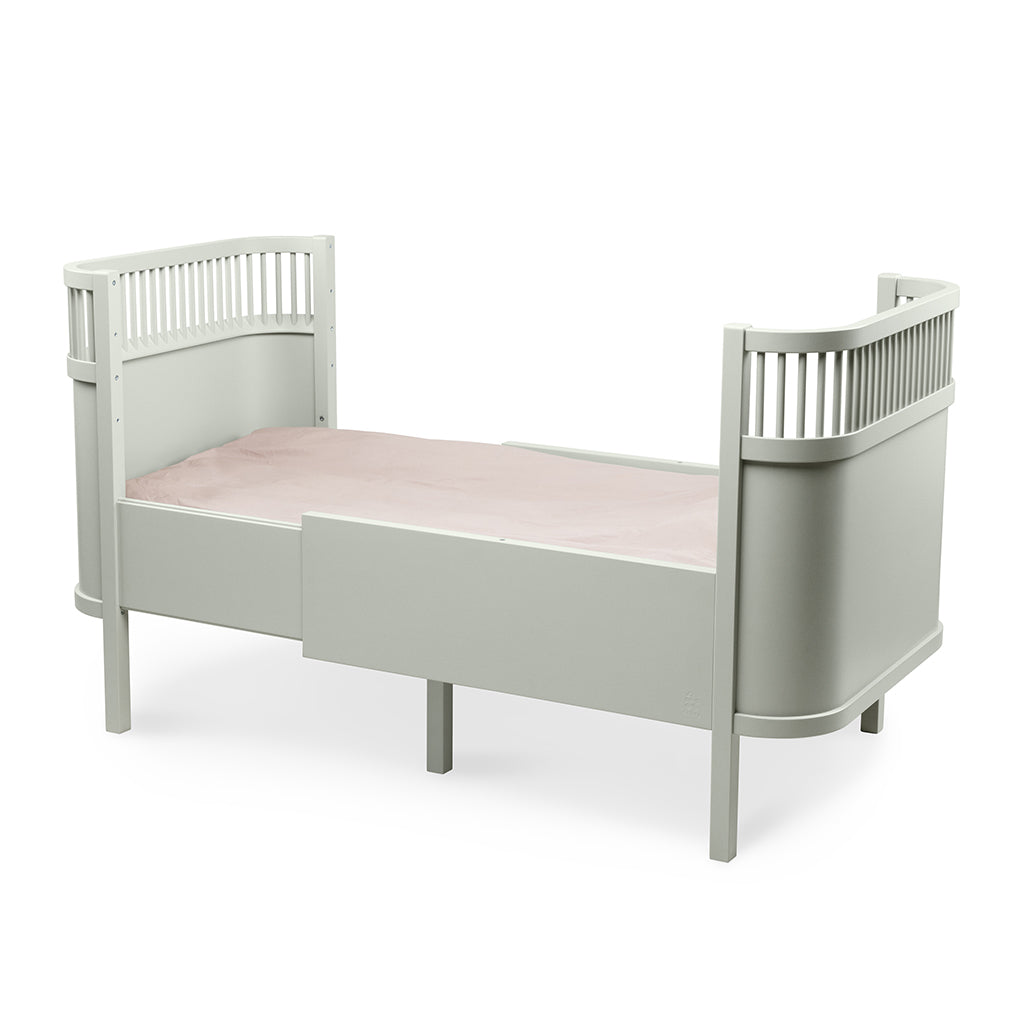 Sebra säng, baby och Jr. - Mist green