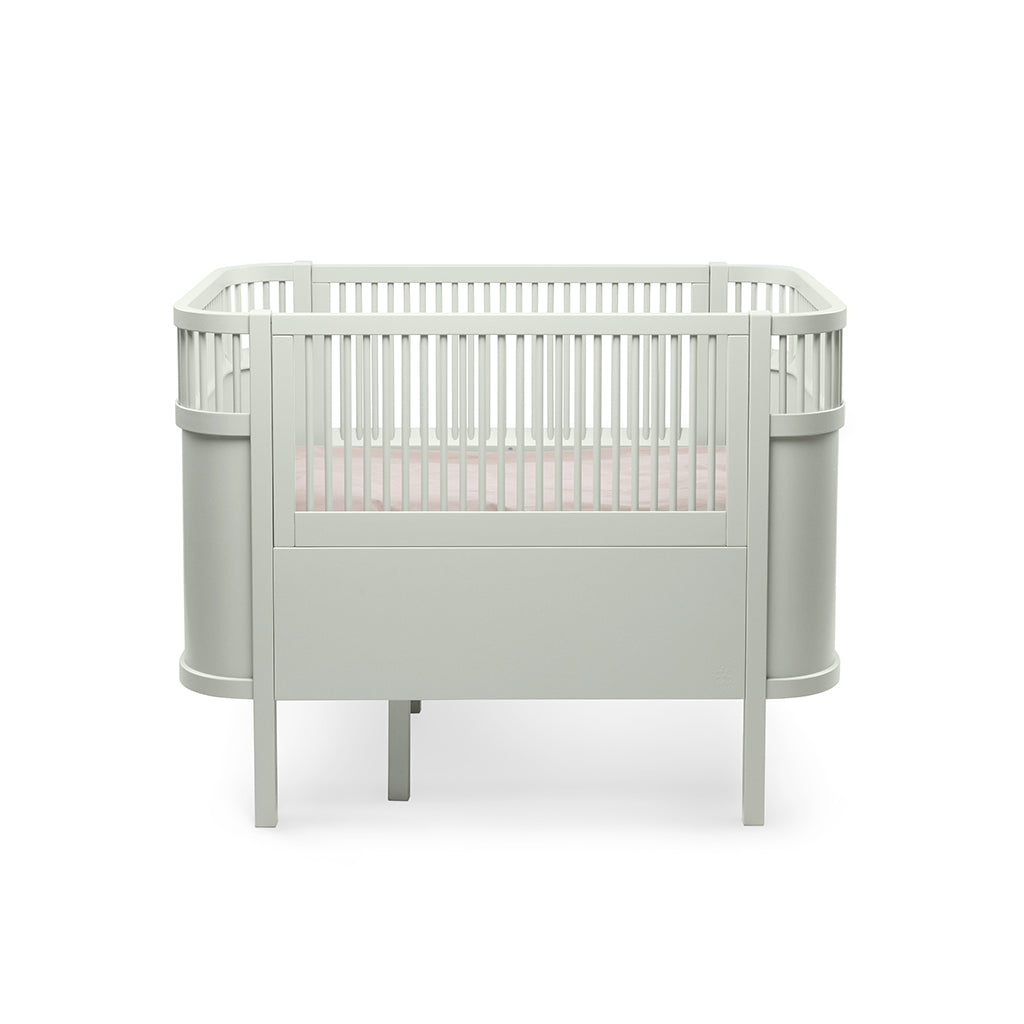 Sebra säng, baby och Jr. - Mist green