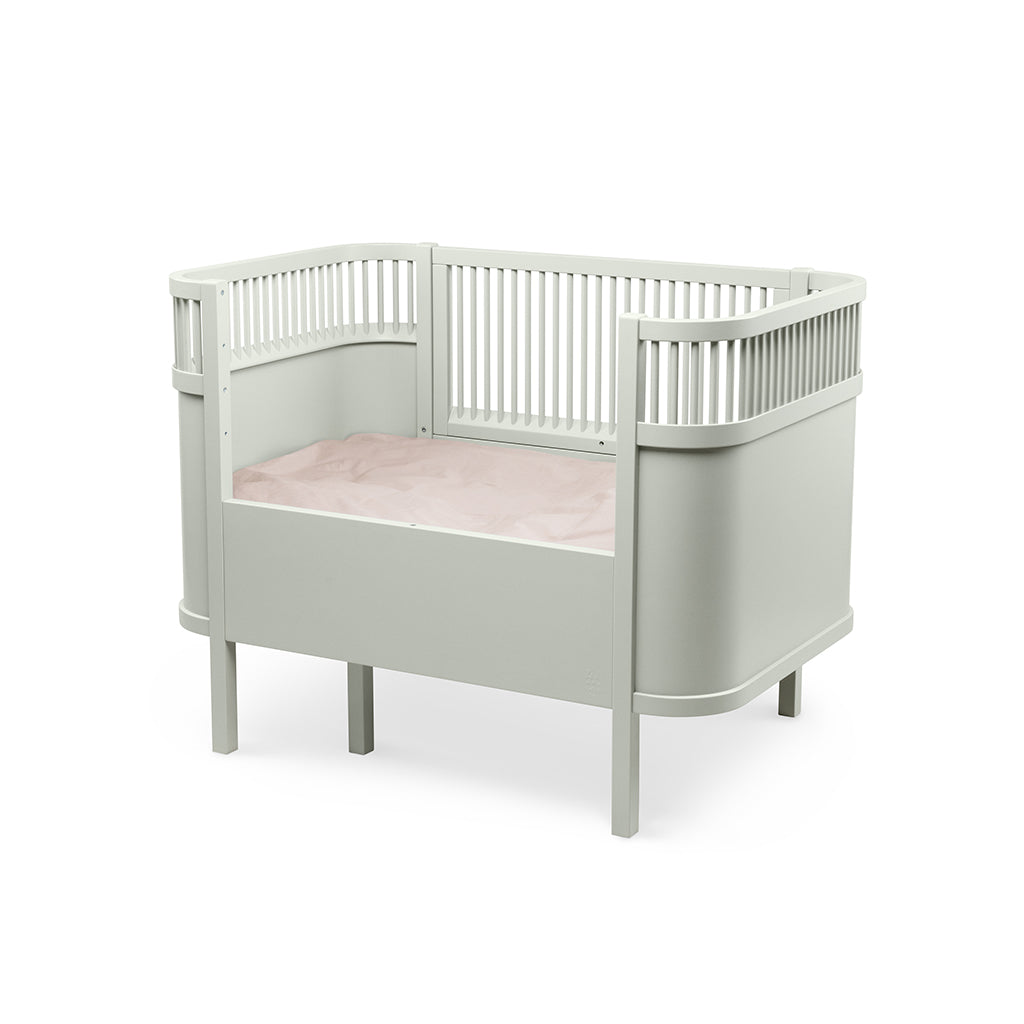 Sebra säng, baby och Jr. - Mist green