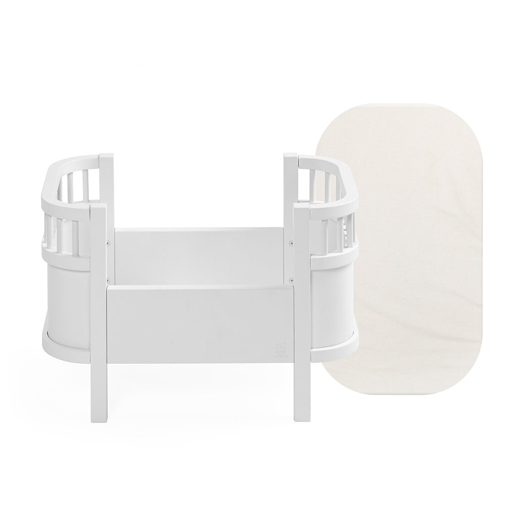 Sebra Dukkesengen + madras, white