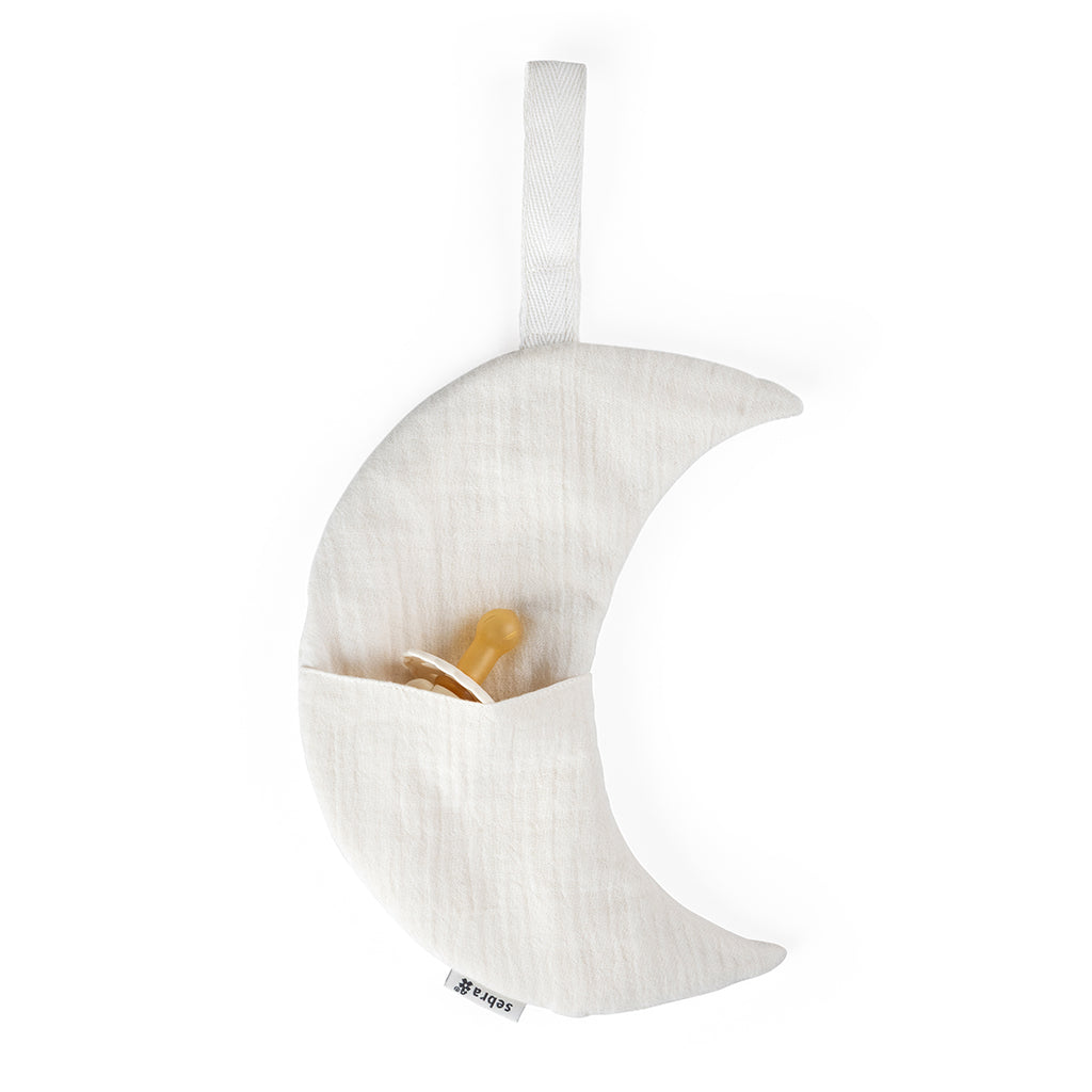 Sebra sängficka, tyg - måne