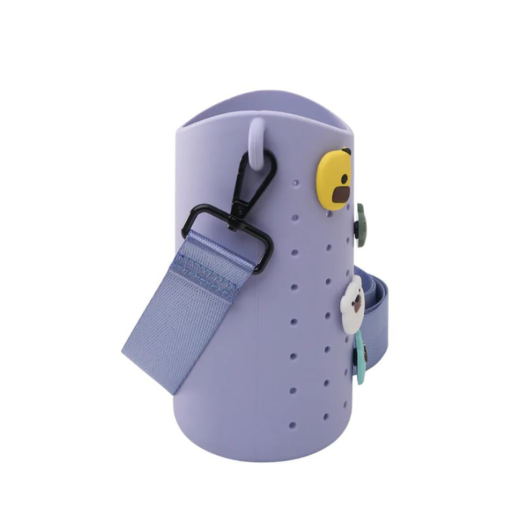 Asobu Sling silikonstroppväska för dricksflaska, Lila