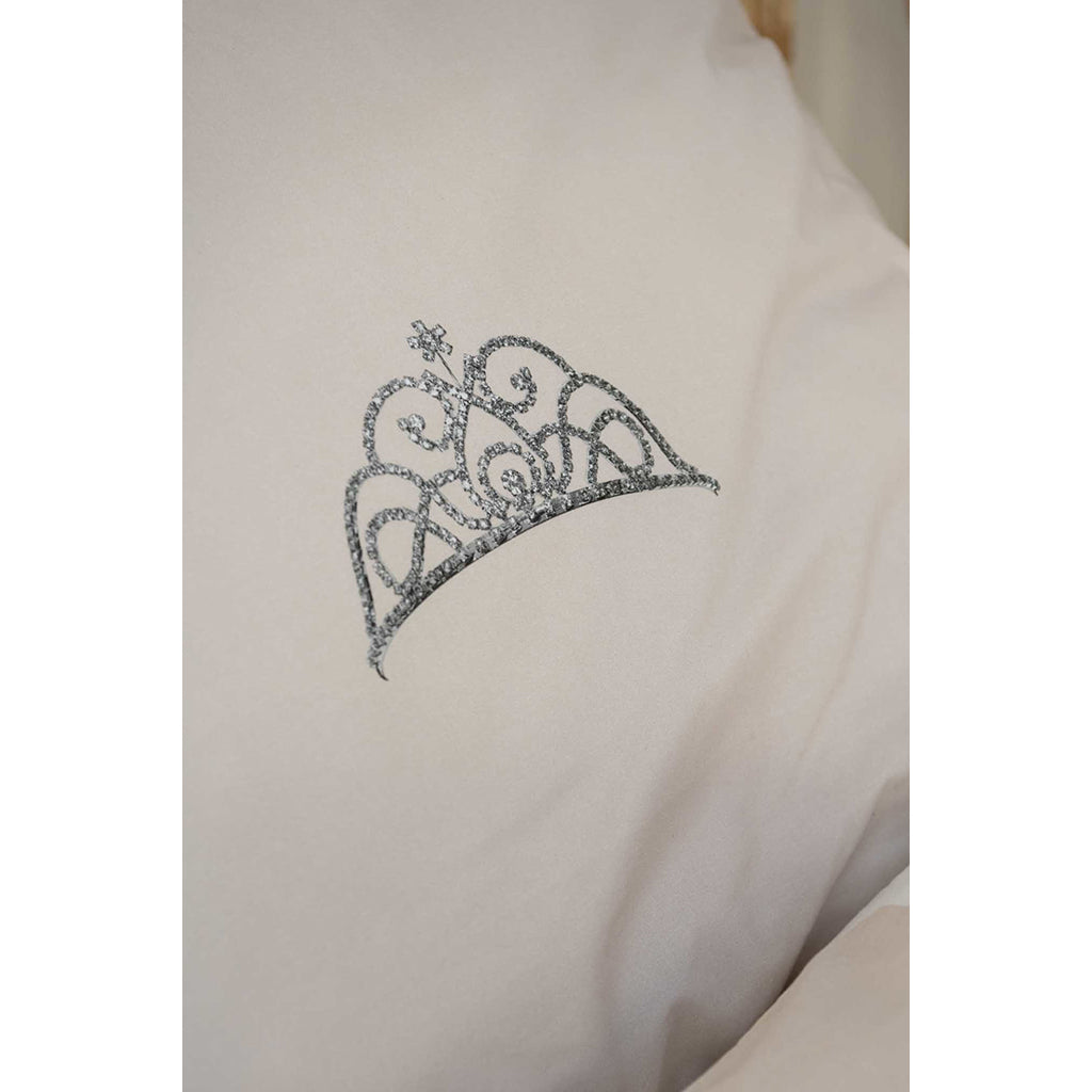 Snurk vuxenpåslakan, ekologiskt – Princess beige