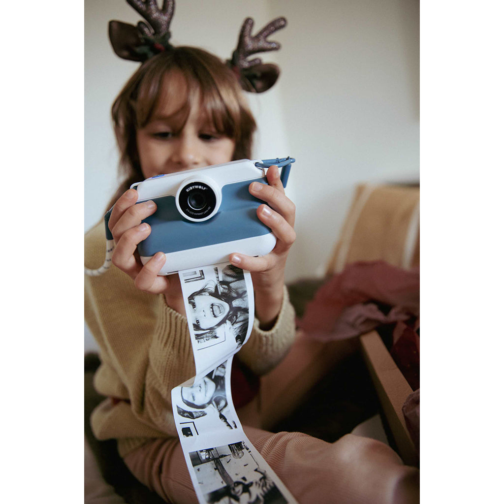 Kidywolf Instant Print Kamera för Barn, Blå