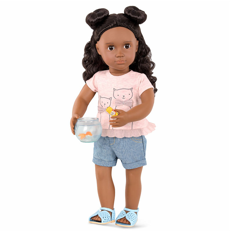 Our Generation dockkläder, sommarset och akvarium