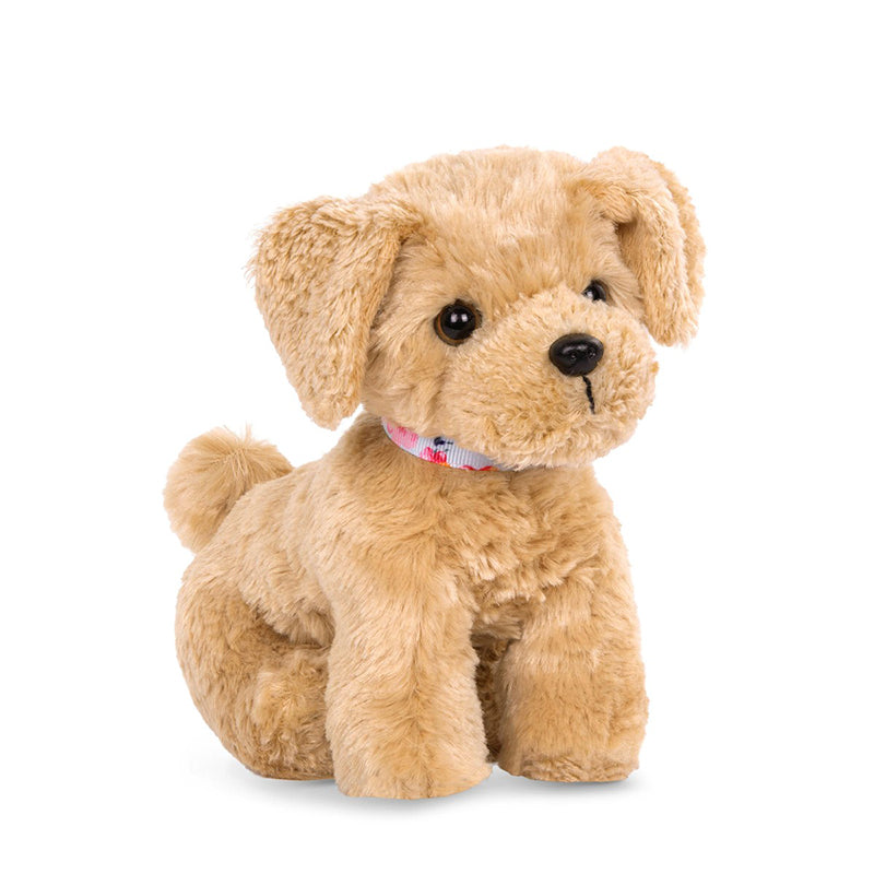 Our Generation Goldendoodle valp med rörliga ben - docktillbehör