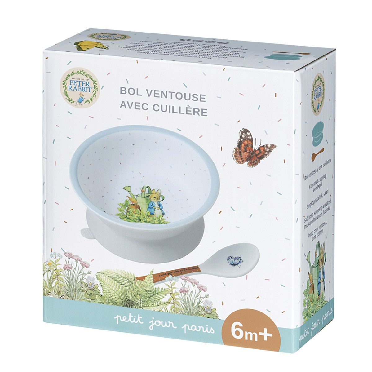 Petit Jour Paris, Peter Kanin skål med sugkopp och sked