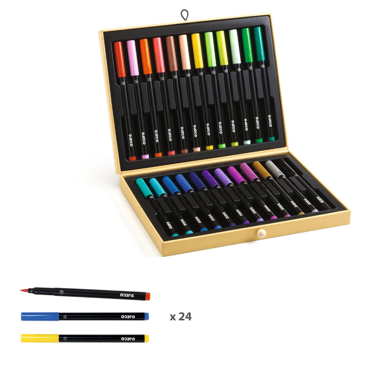 Djeco resväska med filtspennor