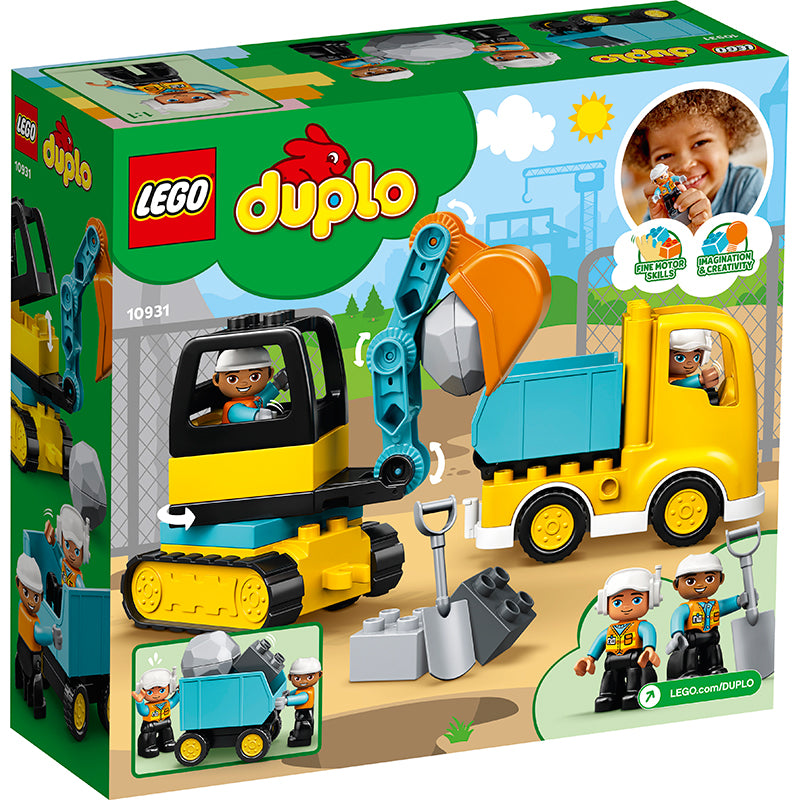 LEGO® Duplo, Lastbil och banddriven grävmaskin