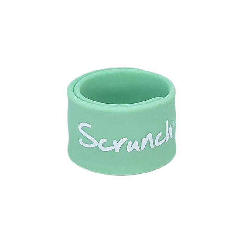 Scrunch armband för namn, ID-armband - Mint