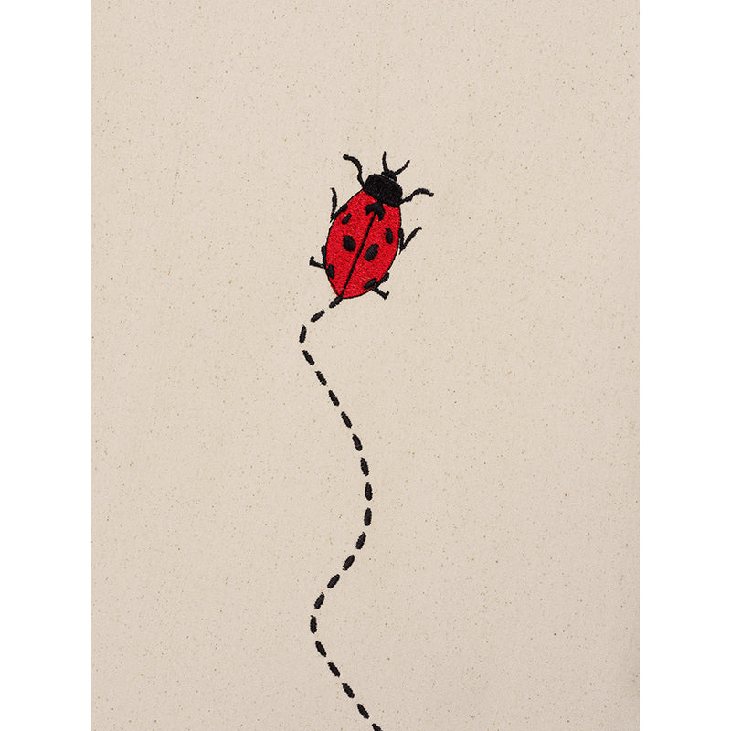ferm Living lektält, Ladybird Embroidery