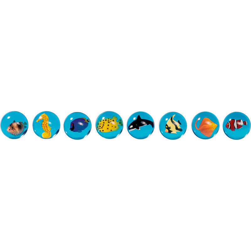 Goki studsboll med 3D-fisk, olika modeller