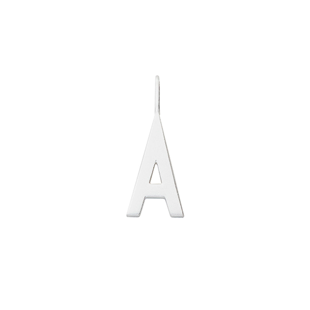 Design Letters smyckesberlock, 16mm matt silver bokstav - A-Z
