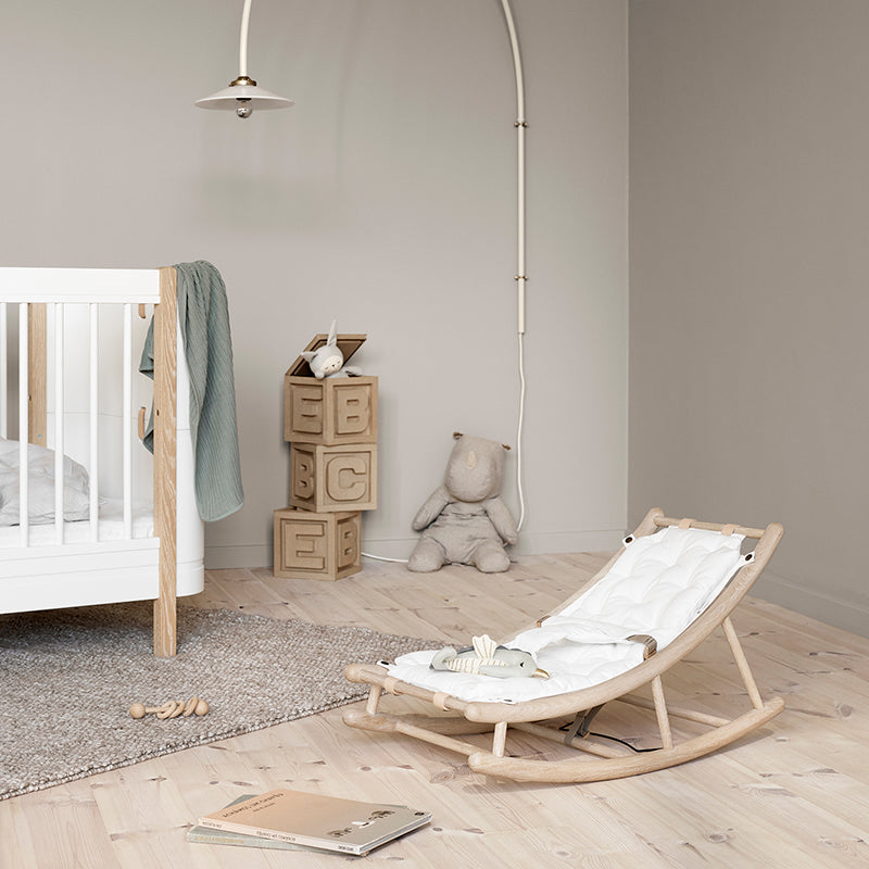 Oliver Furniture, Wood Baby & junior vippestol - Eg/white