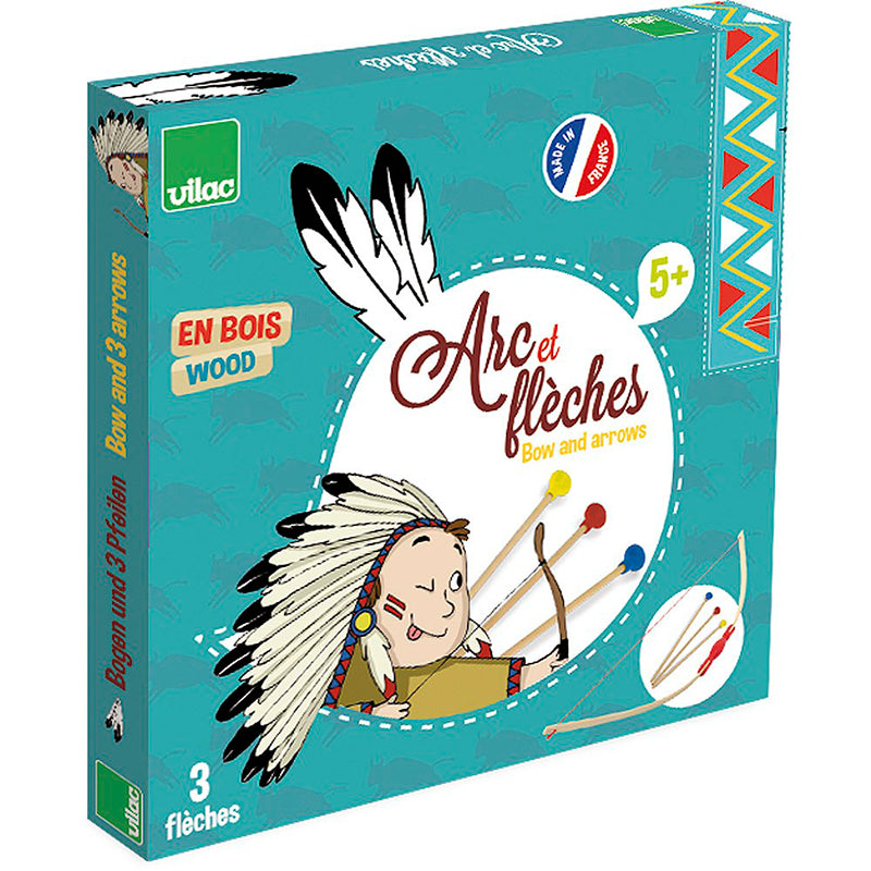 Vilac Båge med 3 pilar och måltavla