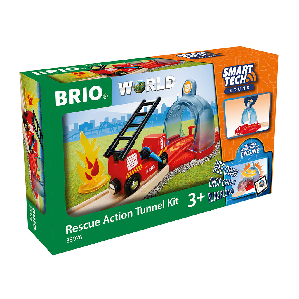 Brio Smart Tech Sound räddningsaktion tunnelset